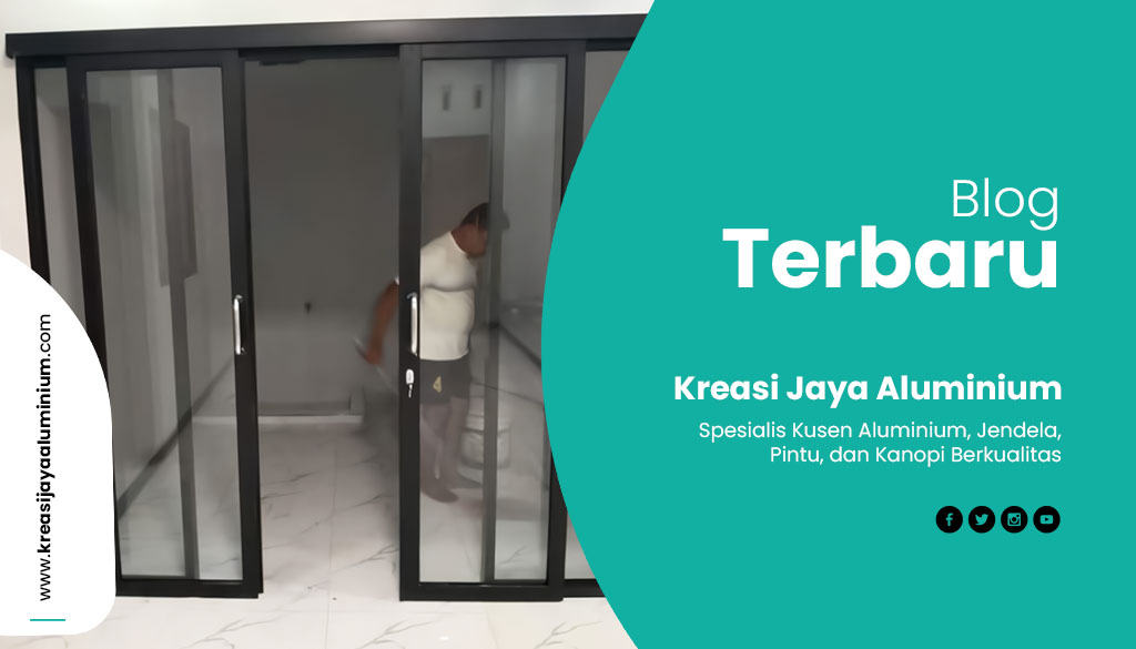 Pintu Sliding Aluminium Tangerang